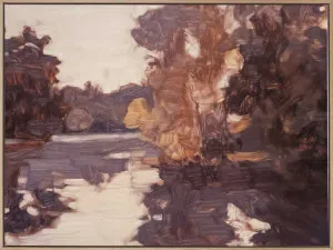 Sunset at Lavender Lake II Canvas Art Print by Urban Road, a Prints for sale on Style Sourcebook