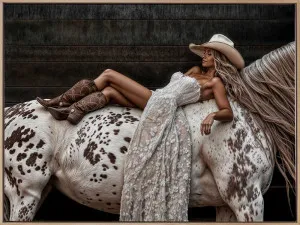 Horses Are a Girl?s Best Friend Canvas Art Print by Urban Road, a Prints for sale on Style Sourcebook