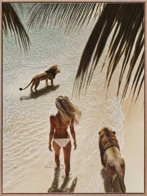 Lioness Canvas Art Print by Urban Road, a Prints for sale on Style Sourcebook