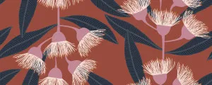 Eucalyptus Terracotta Wallpaper by Urban Road, a Wallpaper for sale on Style Sourcebook
