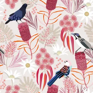 Moonlight Birds Rose Wallpaper by Urban Road, a Wallpaper for sale on Style Sourcebook