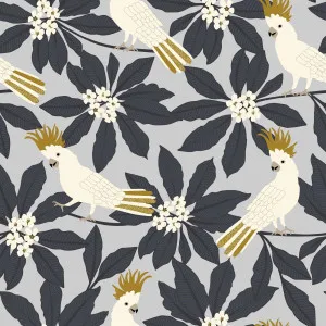 Sulphur Crested Cockatoo Ice Wallpaper by Urban Road, a Wallpaper for sale on Style Sourcebook