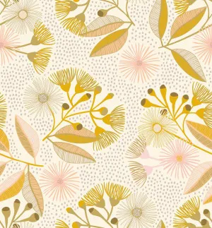 Eucalyptus Blossum Stone Wallpaper by Urban Road, a Wallpaper for sale on Style Sourcebook