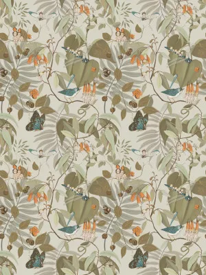 Tales of the Bushland Buddies Fresh Sage Green Wallpaper by Urban Road, a Wallpaper for sale on Style Sourcebook