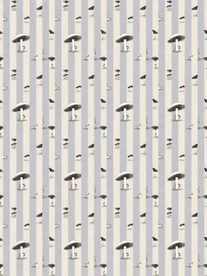 Toadstool Peakaboo Light Cool Light Blue Wallpaper by Urban Road, a Wallpaper for sale on Style Sourcebook