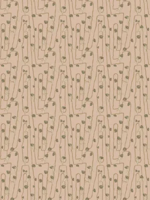 Giggly Bush Babies Pale Blush Pink Wallpaper by Urban Road, a Wallpaper for sale on Style Sourcebook