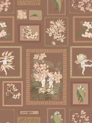Little Bushland Memories Clay Rose Brown Wallpaper by Urban Road, a Wallpaper for sale on Style Sourcebook