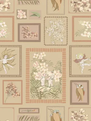 Little Bushland Memories Clay Neutral Wallpaper by Urban Road, a Wallpaper for sale on Style Sourcebook