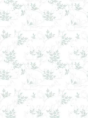Bushland Friends I Mint Wallpaper by Urban Road, a Wallpaper for sale on Style Sourcebook