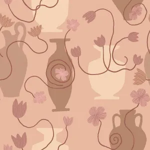 Ceremonia Light Pink Wallpaper by Urban Road, a Wallpaper for sale on Style Sourcebook