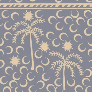 Desert Moons Dusty Blue Wallpaper by Urban Road, a Wallpaper for sale on Style Sourcebook