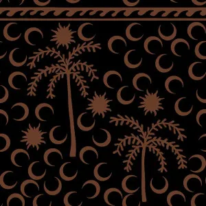 Desert Moons Terracotta Wallpaper by Urban Road, a Wallpaper for sale on Style Sourcebook