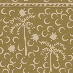 Desert Moons Olive Green Wallpaper by Urban Road, a Wallpaper for sale on Style Sourcebook