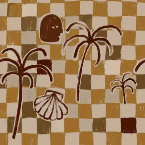 Checker Bay Green Wallpaper by Urban Road, a Wallpaper for sale on Style Sourcebook