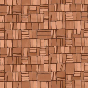 Tarrae Warm Clay Wallpaper by Urban Road, a Wallpaper for sale on Style Sourcebook