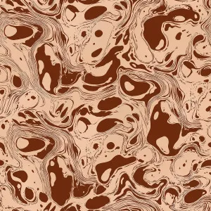 Fluid Deep Terracotta Wallpaper by Urban Road, a Wallpaper for sale on Style Sourcebook