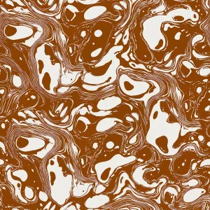 Fluid Burnt Orange Wallpaper by Urban Road, a Wallpaper for sale on Style Sourcebook