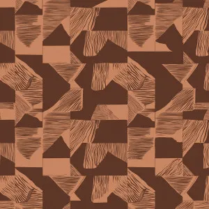 Collage Chocolate Brown Wallpaper by Urban Road, a Wallpaper for sale on Style Sourcebook