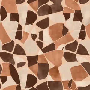Mosaic Muted Terracotta Wallpaper by Urban Road, a Wallpaper for sale on Style Sourcebook