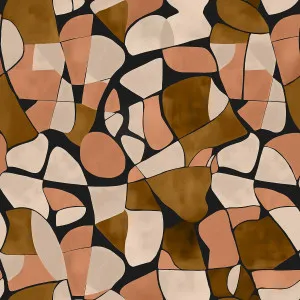 Mosaic Almond Tan Wallpaper by Urban Road, a Wallpaper for sale on Style Sourcebook