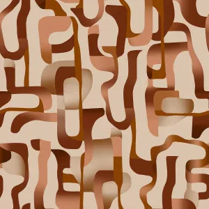 Grounded Warm Peach Wallpaper by Urban Road, a Wallpaper for sale on Style Sourcebook