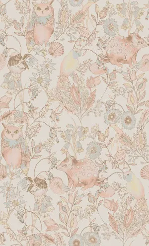 Quoll Floral Blush Wallpaper by Urban Road, a Wallpaper for sale on Style Sourcebook