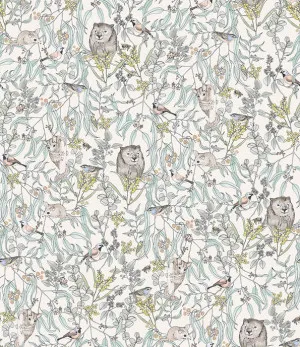 Endangered Wombat Multicolour Wallpaper by Urban Road, a Wallpaper for sale on Style Sourcebook