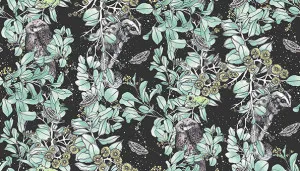 Nocturnal Blue Wallpaper by Urban Road, a Wallpaper for sale on Style Sourcebook