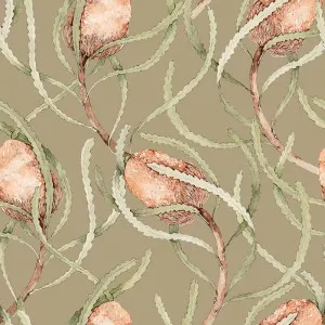Banksia Brown Wallpaper by Urban Road, a Wallpaper for sale on Style Sourcebook