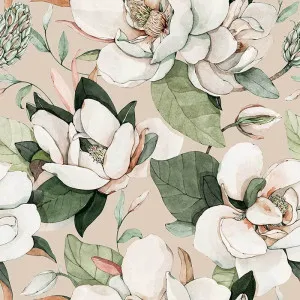 Magnolia Major Nude Wallpaper by Urban Road, a Wallpaper for sale on Style Sourcebook