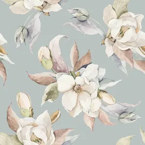 Sweet Magnolia Smoke Wallpaper by Urban Road, a Wallpaper for sale on Style Sourcebook