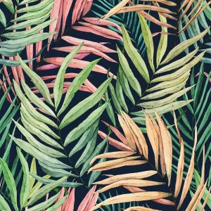 Among the Palms Vibrant Wallpaper by Urban Road, a Wallpaper for sale on Style Sourcebook