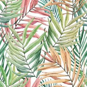 Among the Palms Pastel Wallpaper by Urban Road, a Wallpaper for sale on Style Sourcebook