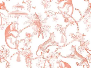 British Colonial Terracotta Wallpaper by Urban Road, a Wallpaper for sale on Style Sourcebook