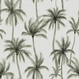Island Breeze Olive Wallpaper by Urban Road, a Wallpaper for sale on Style Sourcebook