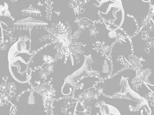 British Colonial Grey Wallpaper by Urban Road, a Wallpaper for sale on Style Sourcebook