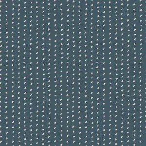 On the Dotted Line Navy Wallpaper by Urban Road, a Wallpaper for sale on Style Sourcebook