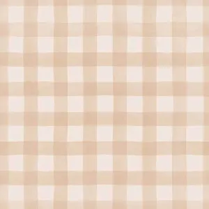 Gingham Tan Wallpaper by Urban Road, a Wallpaper for sale on Style Sourcebook