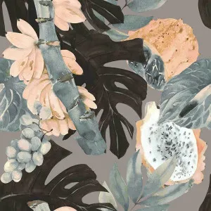 Jungle Tangle Grey Wallpaper by Urban Road, a Wallpaper for sale on Style Sourcebook