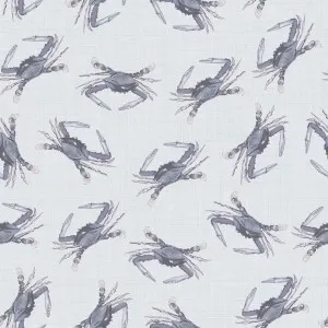 Crabwalk Cove Misty Blue Wallpaper by Urban Road, a Wallpaper for sale on Style Sourcebook