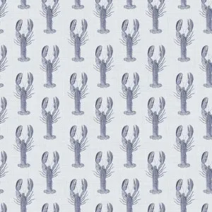Lobster Claws Denim Blue Wallpaper by Urban Road, a Wallpaper for sale on Style Sourcebook