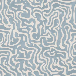 Sea Weave Misty Blue Wallpaper by Urban Road, a Wallpaper for sale on Style Sourcebook