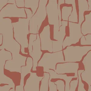 Riversong Warm Clay Wallpaper by Urban Road, a Wallpaper for sale on Style Sourcebook