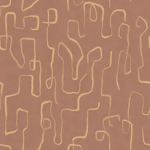 Woven Waters Blushed Clay Wallpaper by Urban Road, a Wallpaper for sale on Style Sourcebook