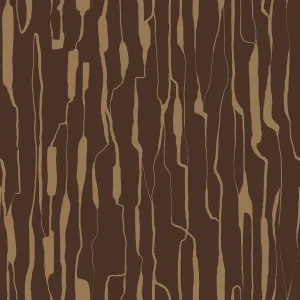 Forest Etchings Espresso Brown Wallpaper by Urban Road, a Wallpaper for sale on Style Sourcebook