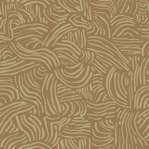 Enchanted Woodlands Golden Clay Wallpaper by Urban Road, a Wallpaper for sale on Style Sourcebook