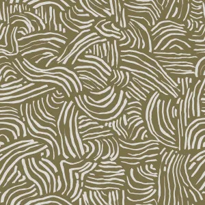 Enchanted Woodlands Moss Green Wallpaper by Urban Road, a Wallpaper for sale on Style Sourcebook