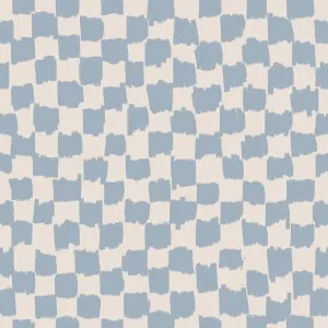 Checkerboard Sky Blue Wallpaper by Urban Road, a Wallpaper for sale on Style Sourcebook