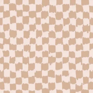 Checkerboard Sunbaked Blush Wallpaper by Urban Road, a Wallpaper for sale on Style Sourcebook