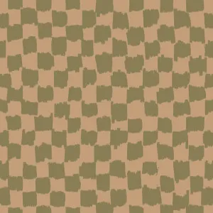 Checkerboard Mosswood Green Wallpaper by Urban Road, a Wallpaper for sale on Style Sourcebook